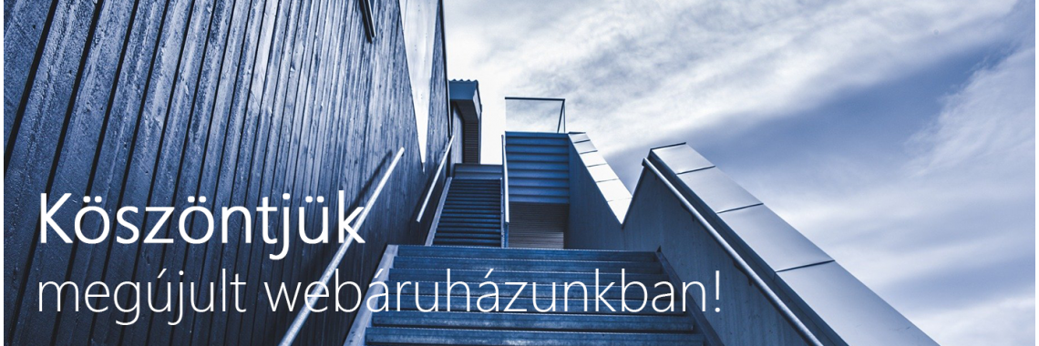 Köszöntjük megújult webáruházunkban!